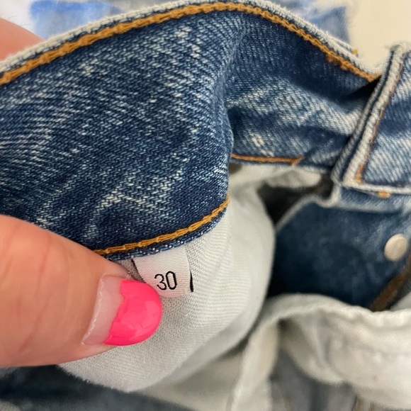 Boyish Blue Distressed Jean Shorts - Picture 11 of 11